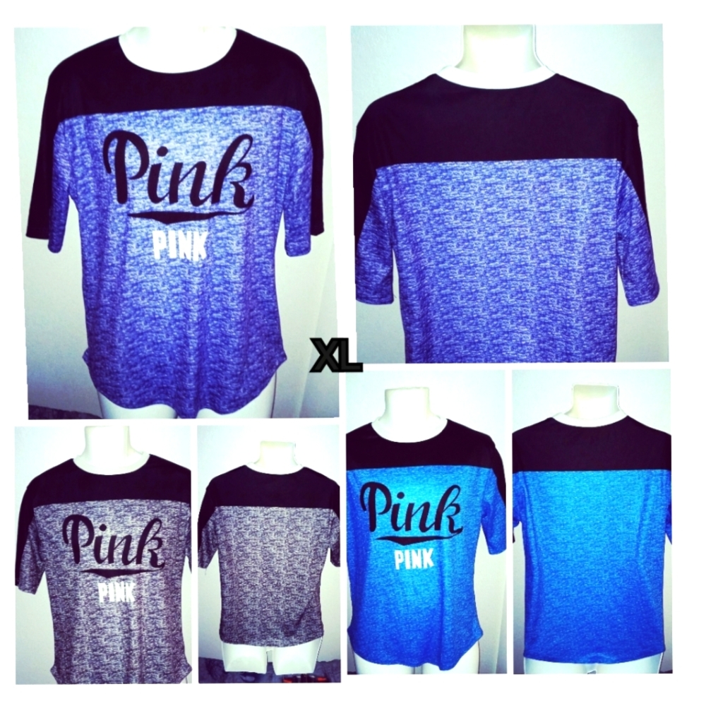 PINK PINK JERSEY TOPS (3x)